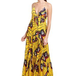 Ba&Sh Weave Maxi Dress - Yellow